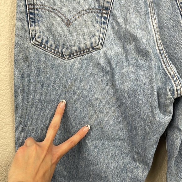 Vintage Levis 550 Relaxed Fit Jeans Rigid Denim Sz 34x29 - Picture 14 of 16